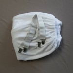 Witte badstof Lemi Evo matras Hoes met polyurethaan binnenkant